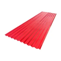 Calamina roja de  0.22 mm espesor X 3.60m largo X 0.80m ancho